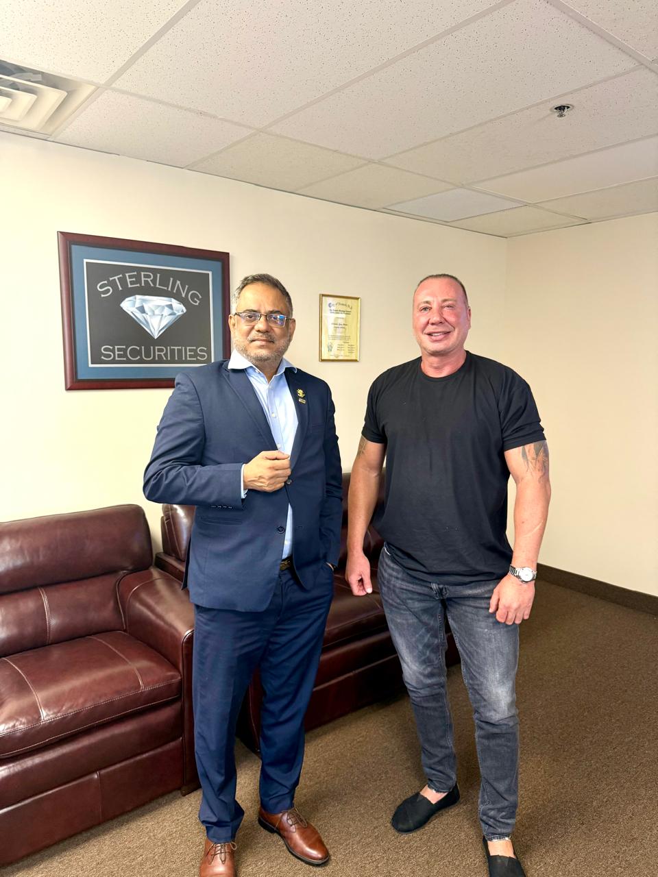 Managing Director with the founder of Sterling Securities, United Kingdom